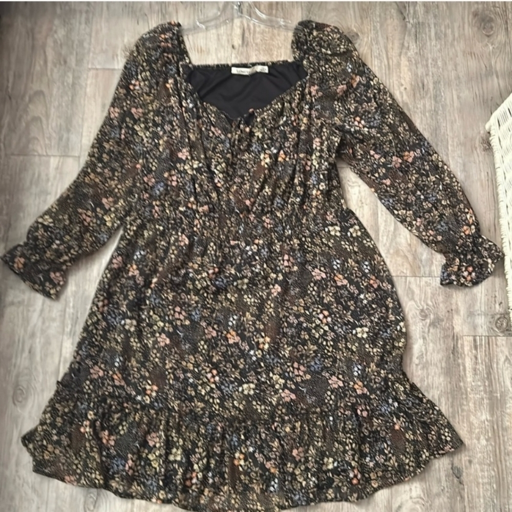 XXL-Plus size floral dress (0120)